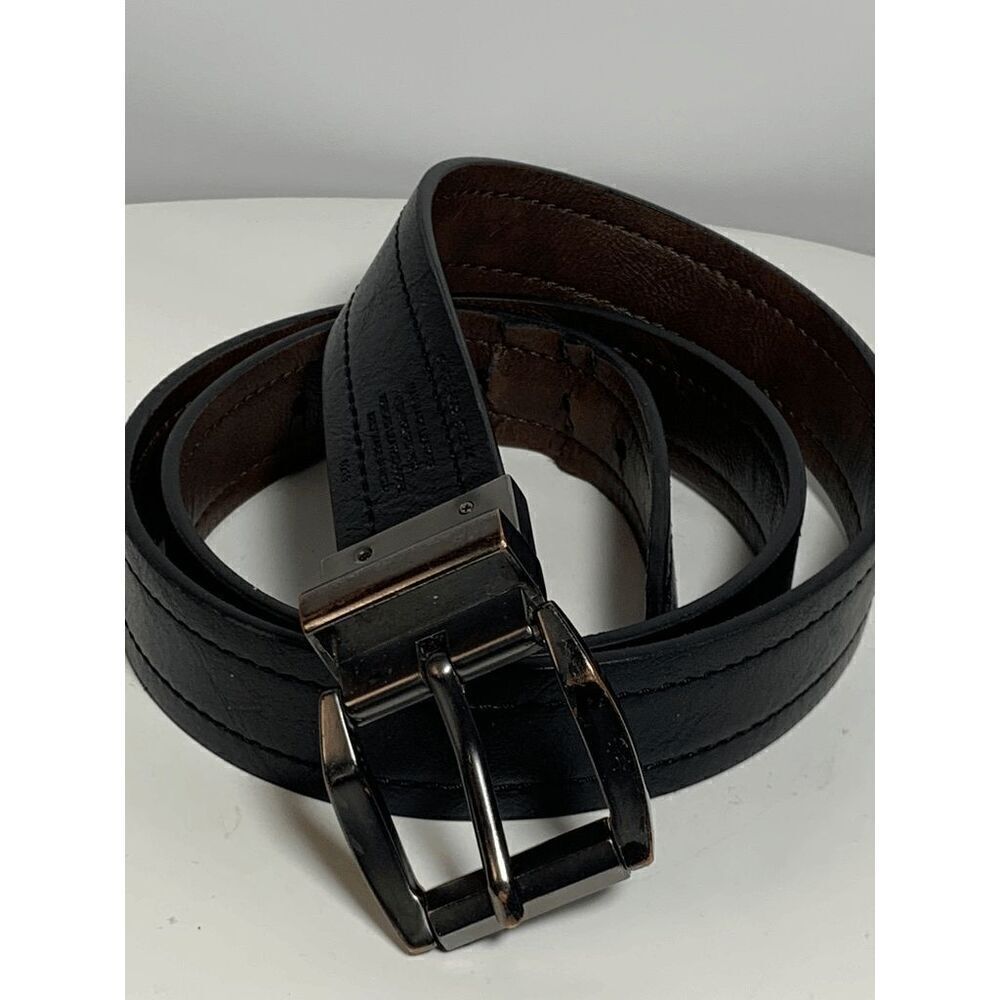 Bonded Reversible Brown/Black Leather Belt